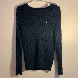 Ralph Lauren Polo navy blue knitted sweater